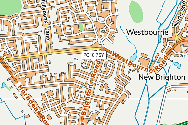 PO10 7SY map - OS VectorMap District (Ordnance Survey)