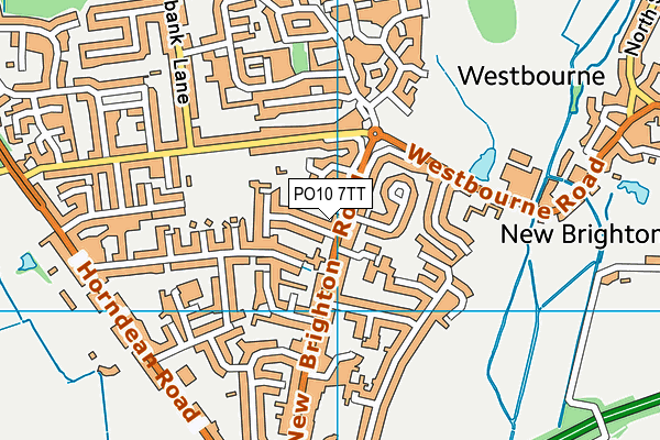 PO10 7TT map - OS VectorMap District (Ordnance Survey)