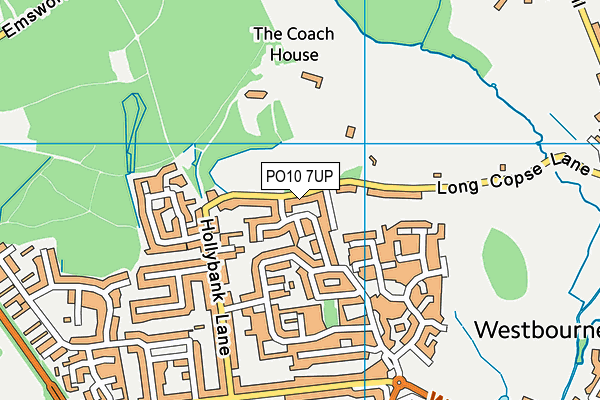 PO10 7UP map - OS VectorMap District (Ordnance Survey)
