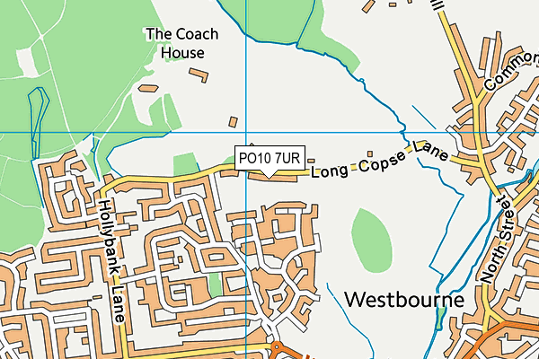 PO10 7UR map - OS VectorMap District (Ordnance Survey)