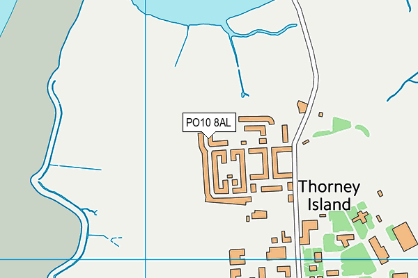 PO10 8AL map - OS VectorMap District (Ordnance Survey)