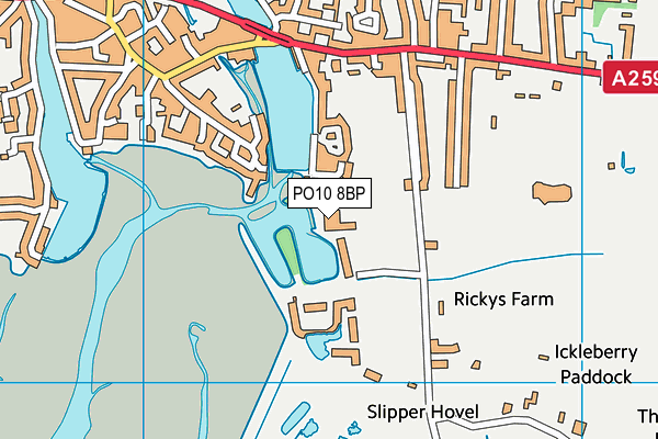 Map of ANGLING SPIRIT LTD at district scale