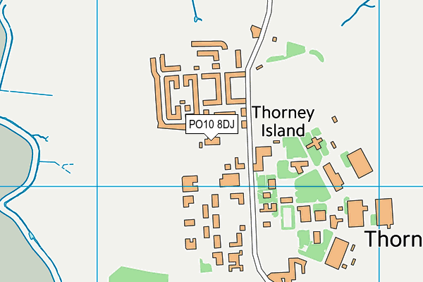 Thorney Island Community Primary School map (PO10 8DJ) - OS VectorMap District (Ordnance Survey)