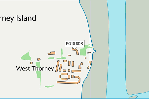 PO10 8DR map - OS VectorMap District (Ordnance Survey)