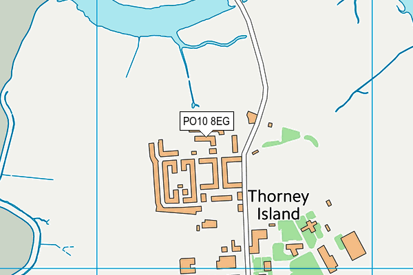 PO10 8EG map - OS VectorMap District (Ordnance Survey)