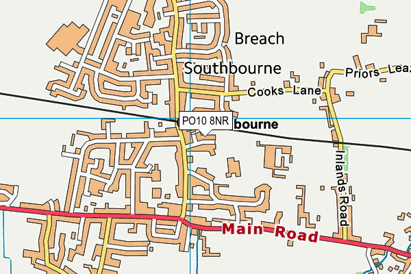 PO10 8NR map - OS VectorMap District (Ordnance Survey)