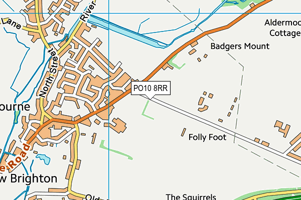 PO10 8RR map - OS VectorMap District (Ordnance Survey)