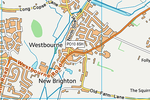 PO10 8SH map - OS VectorMap District (Ordnance Survey)