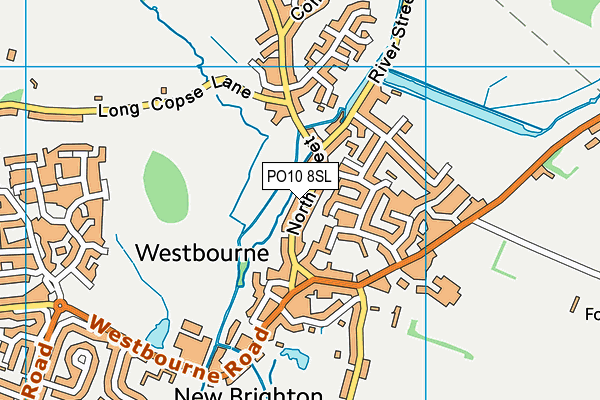 PO10 8SL map - OS VectorMap District (Ordnance Survey)