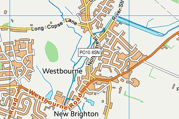 PO10 8SN map - OS VectorMap District (Ordnance Survey)