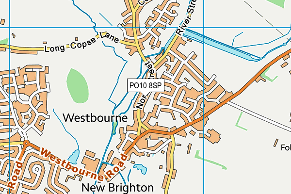 PO10 8SP map - OS VectorMap District (Ordnance Survey)