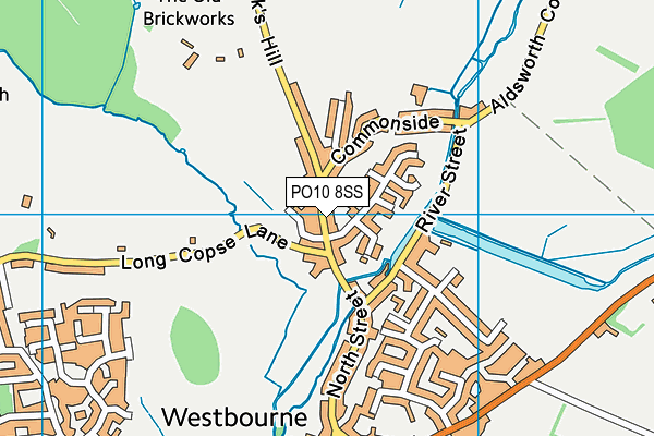 PO10 8SS map - OS VectorMap District (Ordnance Survey)