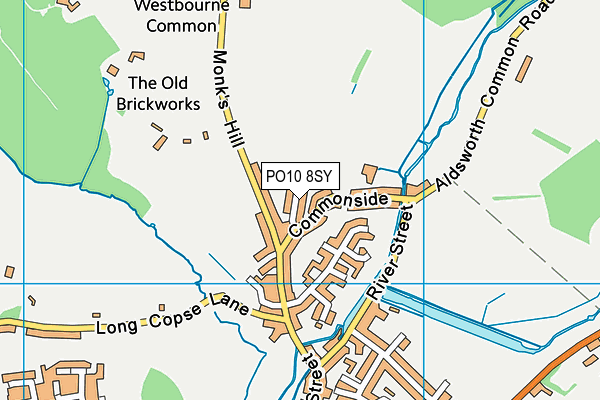 PO10 8SY map - OS VectorMap District (Ordnance Survey)