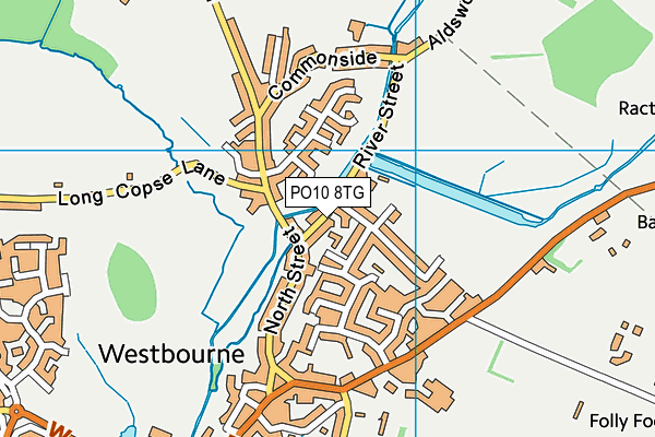PO10 8TG map - OS VectorMap District (Ordnance Survey)
