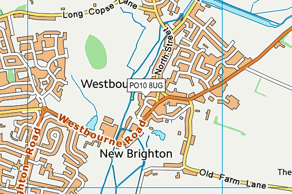 PO10 8UG map - OS VectorMap District (Ordnance Survey)