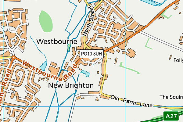 PO10 8UH map - OS VectorMap District (Ordnance Survey)