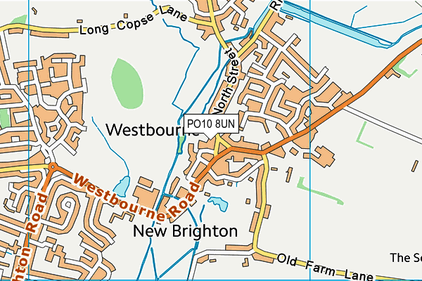 PO10 8UN map - OS VectorMap District (Ordnance Survey)