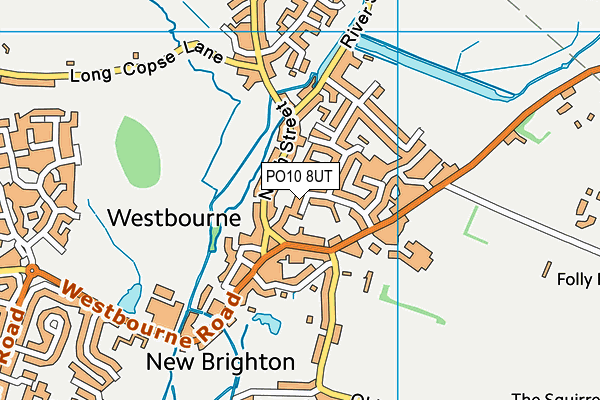 PO10 8UT map - OS VectorMap District (Ordnance Survey)