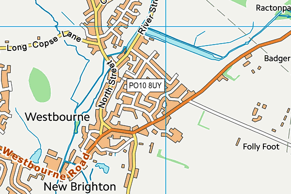 Map of BEN WATTS LTD at district scale