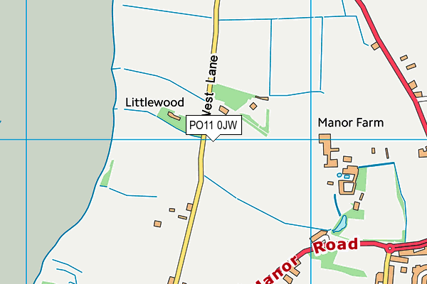 Map of LITTLEMEAD INVESTMENTS LTD at district scale