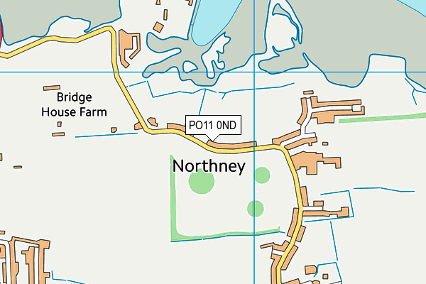 PO11 0ND map - OS VectorMap District (Ordnance Survey)