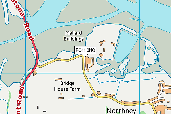 The Club (Langstone Quays Resort) map (PO11 0NQ) - OS VectorMap District (Ordnance Survey)