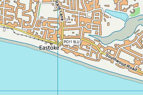 PO11 9LU map - OS VectorMap District (Ordnance Survey)