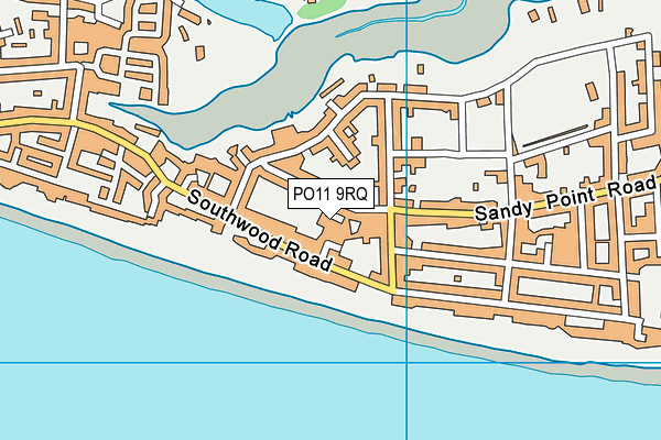 PO11 9RQ map - OS VectorMap District (Ordnance Survey)