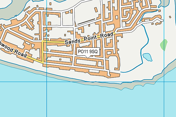 PO11 9SQ map - OS VectorMap District (Ordnance Survey)