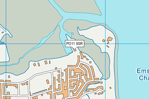 PO11 9SR map - OS VectorMap District (Ordnance Survey)