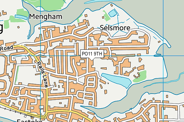 PO11 9TH map - OS VectorMap District (Ordnance Survey)