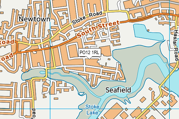 PO12 1RL map - OS VectorMap District (Ordnance Survey)