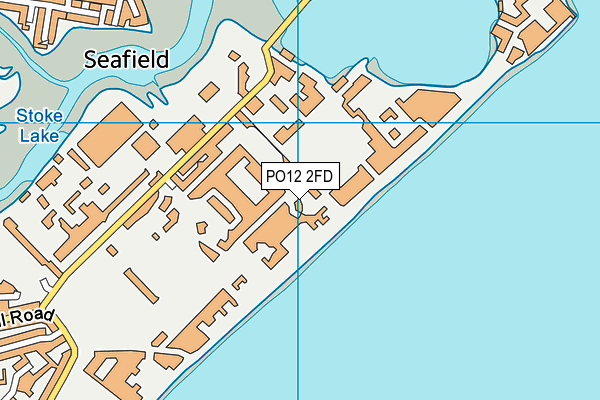 PO12 2FD map - OS VectorMap District (Ordnance Survey)