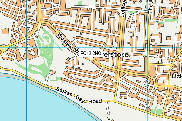 PO12 2NQ map - OS VectorMap District (Ordnance Survey)