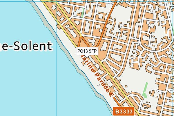 PO13 9FP map - OS VectorMap District (Ordnance Survey)