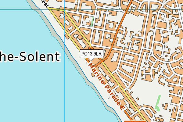 PO13 9LR map - OS VectorMap District (Ordnance Survey)