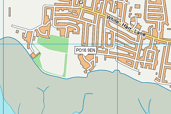 PO16 9EN map - OS VectorMap District (Ordnance Survey)