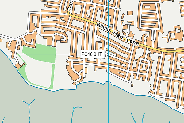 PO16 9HT map - OS VectorMap District (Ordnance Survey)