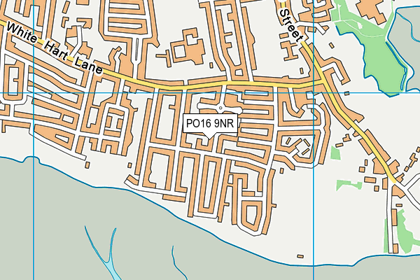PO16 9NR map - OS VectorMap District (Ordnance Survey)