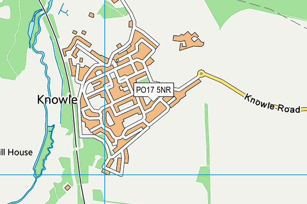 PO17 5NR map - OS VectorMap District (Ordnance Survey)
