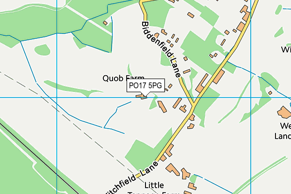 PO17 5PG map - OS VectorMap District (Ordnance Survey)