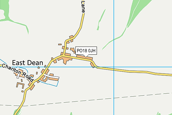 PO18 0JH map - OS VectorMap District (Ordnance Survey)