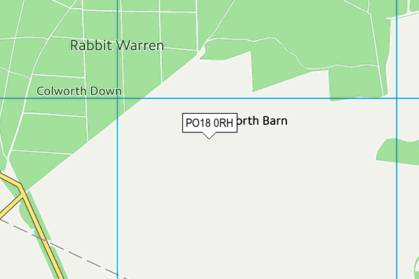 PO18 0RH map - OS VectorMap District (Ordnance Survey)