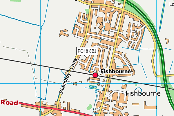 Map of THE NEPTUNE PUB (SELSEY) LTD at district scale