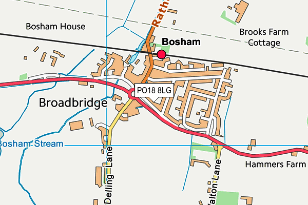 Map of BROADBRIDGE LIMITED at district scale