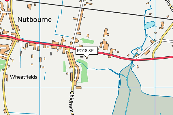 PO18 8PL map - OS VectorMap District (Ordnance Survey)