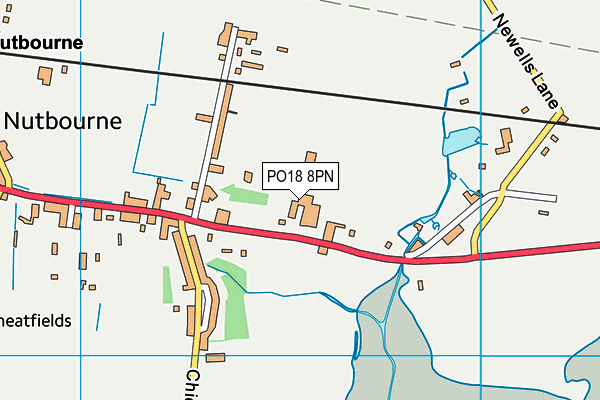 PO18 8PN map - OS VectorMap District (Ordnance Survey)