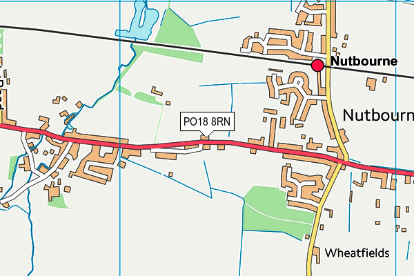 PO18 8RN map - OS VectorMap District (Ordnance Survey)