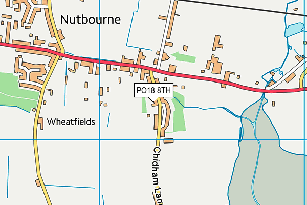 PO18 8TH map - OS VectorMap District (Ordnance Survey)
