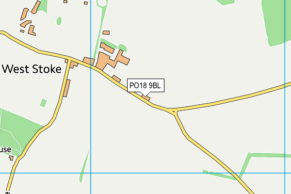 PO18 9BL map - OS VectorMap District (Ordnance Survey)